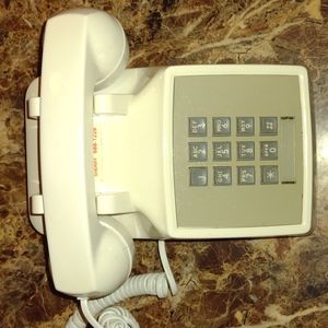 AT&T antique push button phone really an excellent condition test it does work